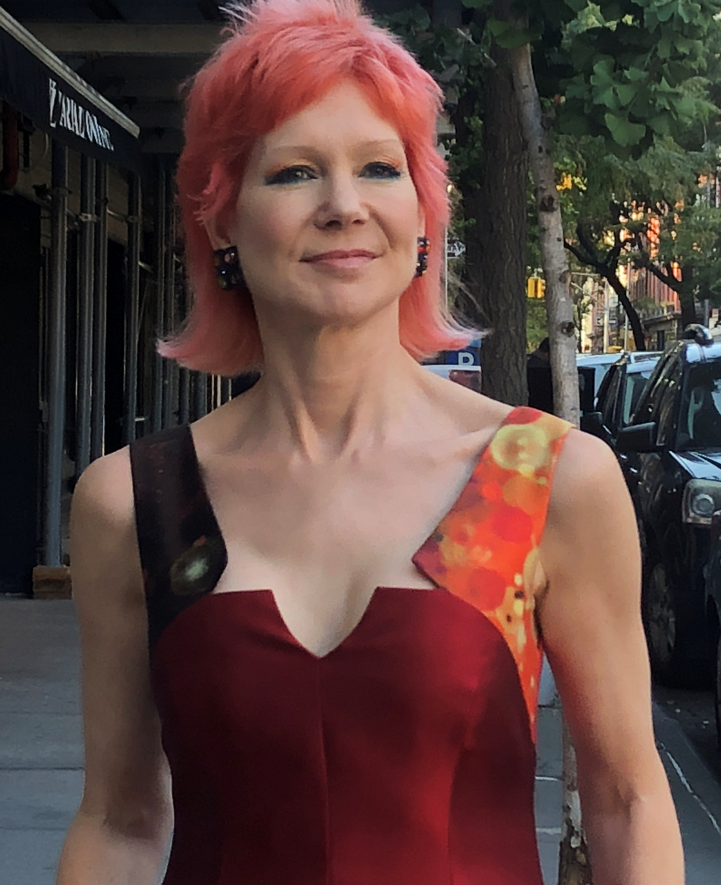 Poggi Earrings - Karen's Quirky Style - West Village New York Model Karen Rempel