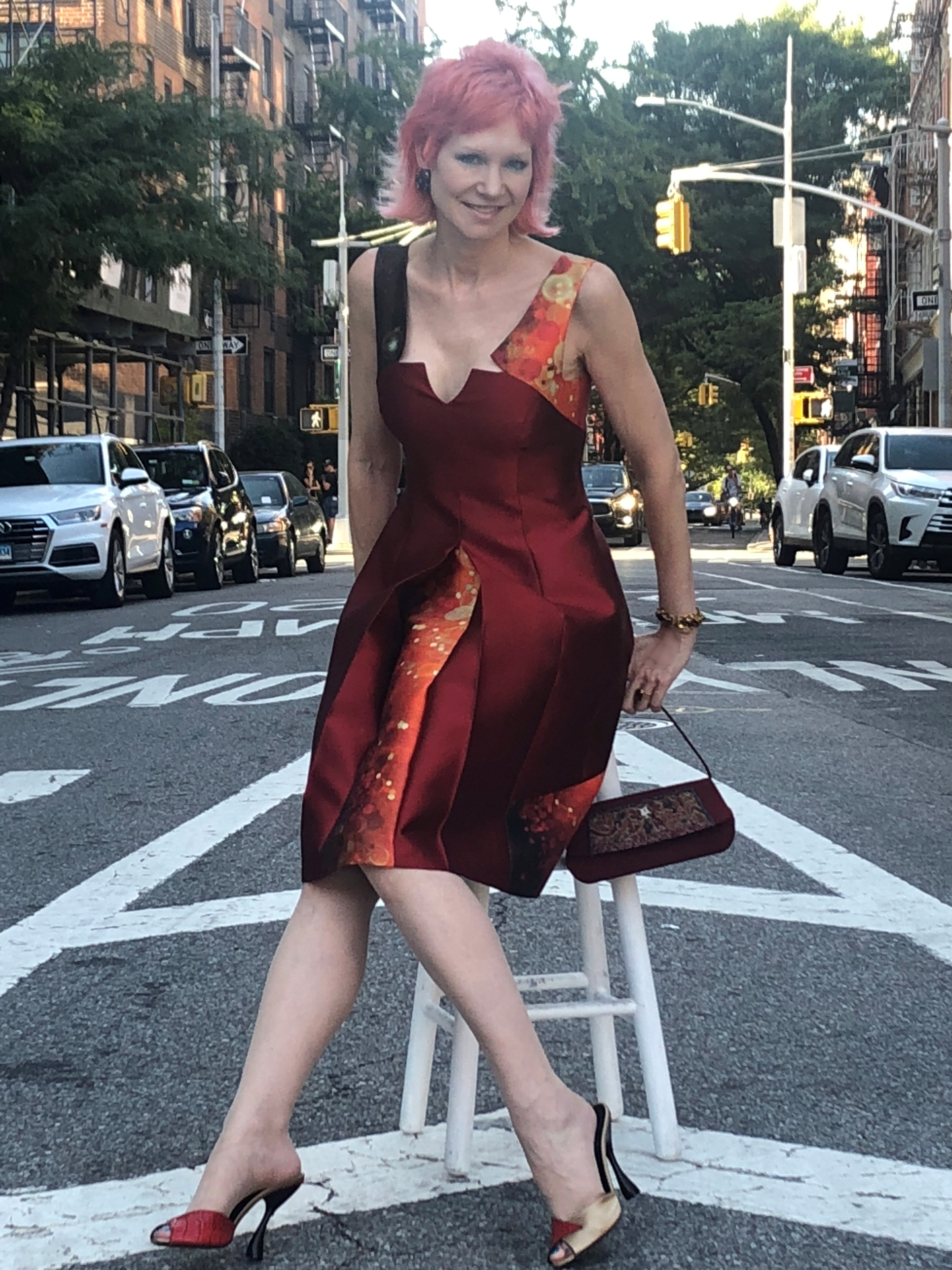 New York Model Karen Rempel - Karen's Quirky Style - Dominion Day Dress 2 by Engineered by Andrea T