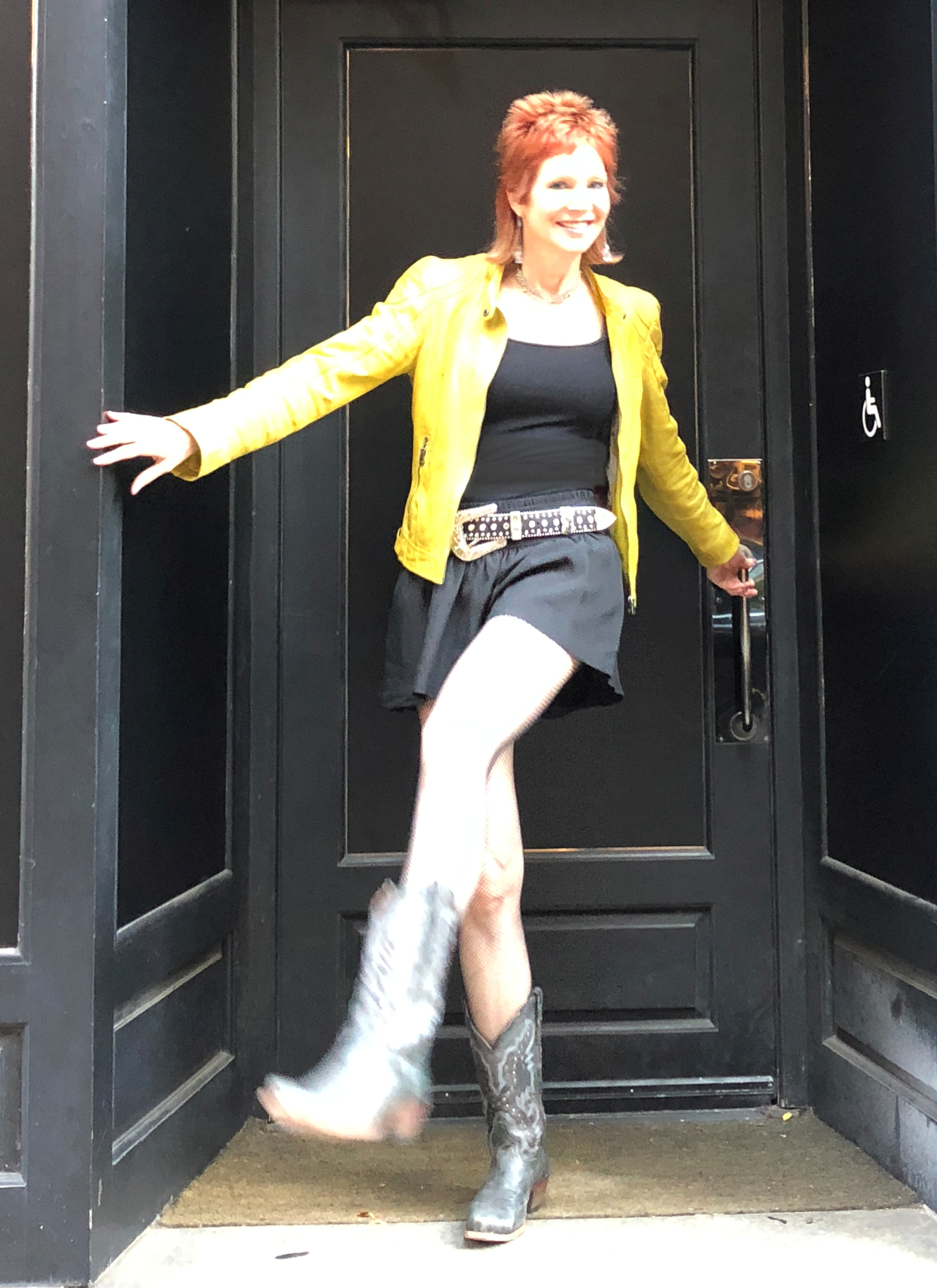 Karen's Quirky Style - West Village Model Karen Rempel stepping out in Western style