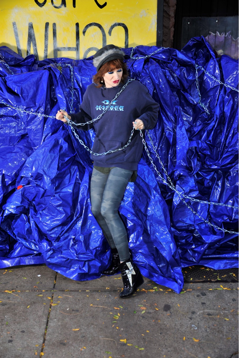 Karen's Quirky Style - KQS Nov - West Villager Model Karen Rempel in Chains
