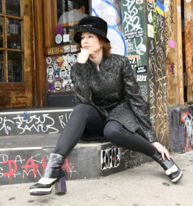 West Village model Karen Rempel - Karen's Quirky Style - Waiting for Mick