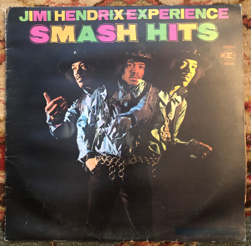 Jimi Hendrix Experience Smash Hits album cover