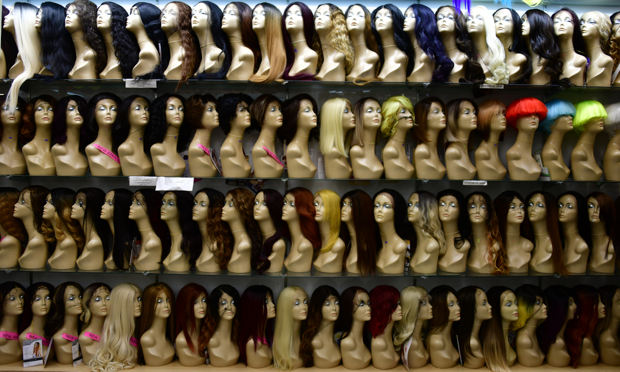 Wigs and Plus on West 14th Street, Manhattan