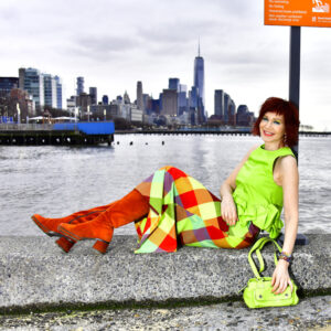 West Village model Karen Rempel at Manhattan's Gansevoort Peninsula