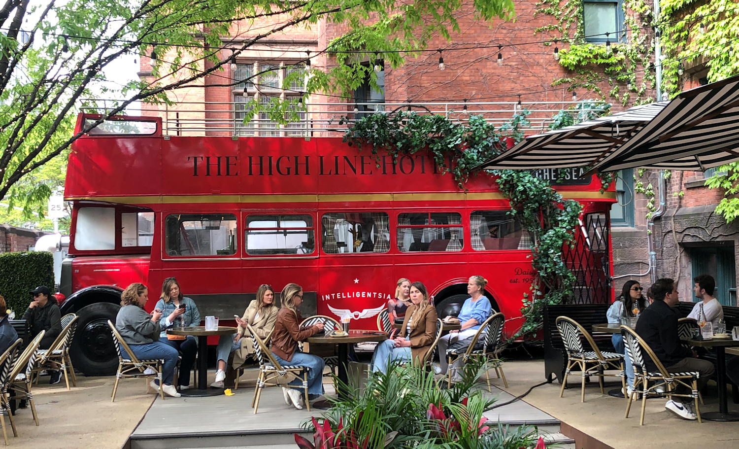 The scene at Fairweather at the High Line Hotel