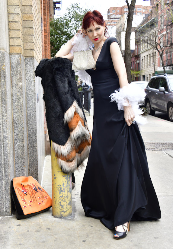 Manhattan model Karen Rempel at Substation 235 on West 13th Street