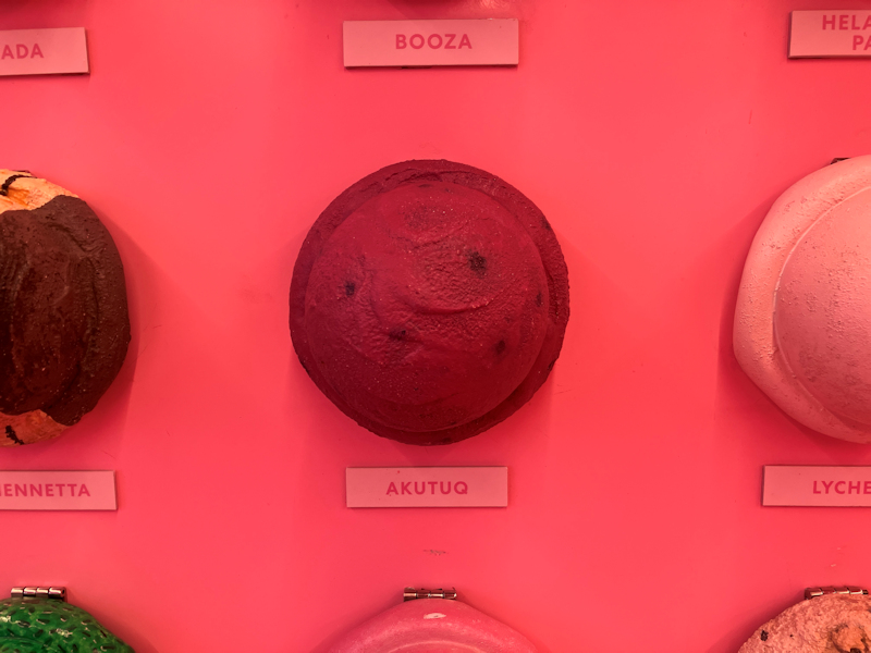 Alaskan ice cream called Akutuq at MOIC