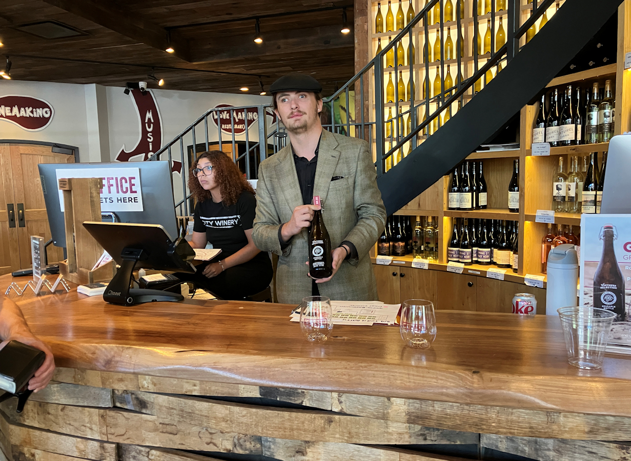 Ashley Catano and Tony Golden of City Winery at Pier 57