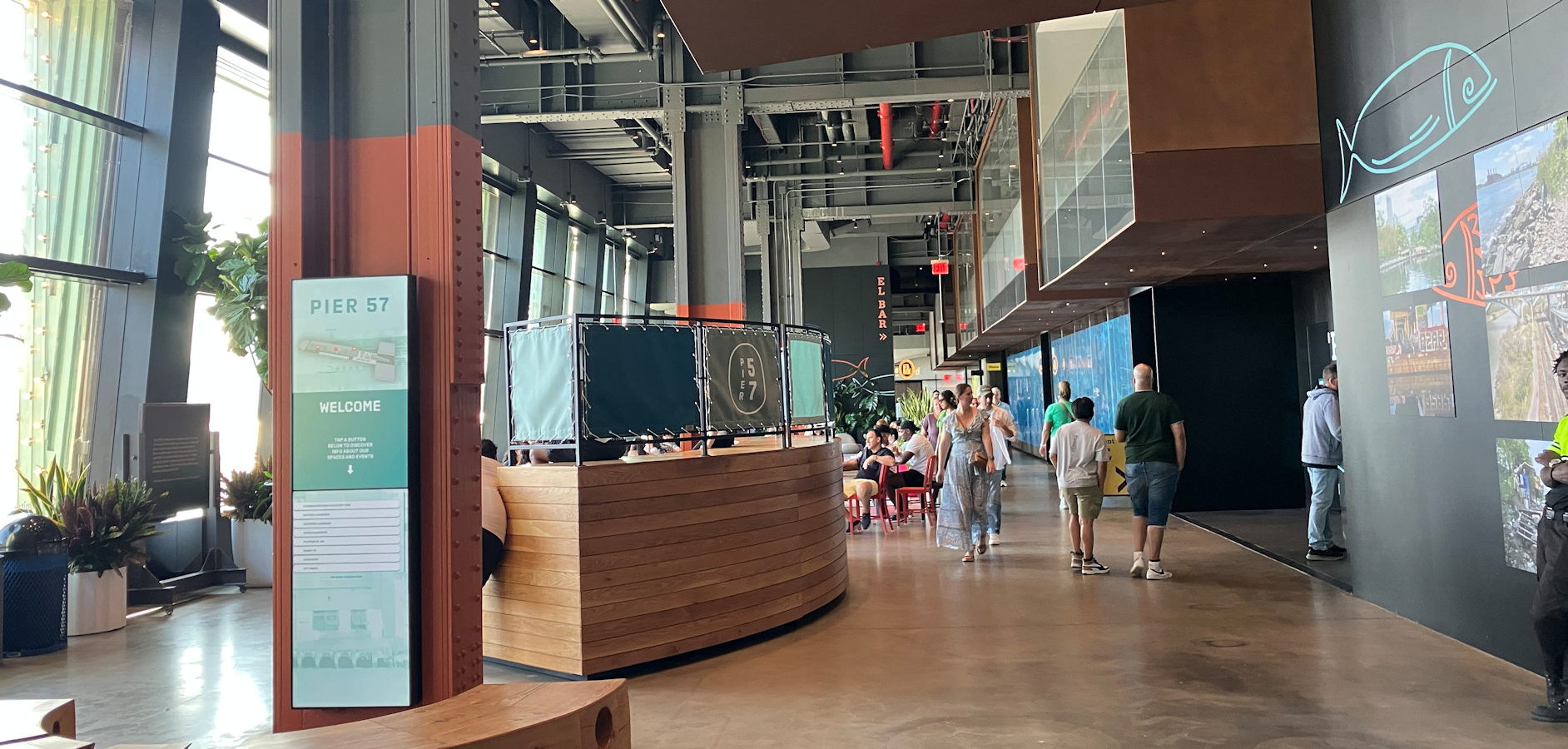 Pier 57 marketplace and education center