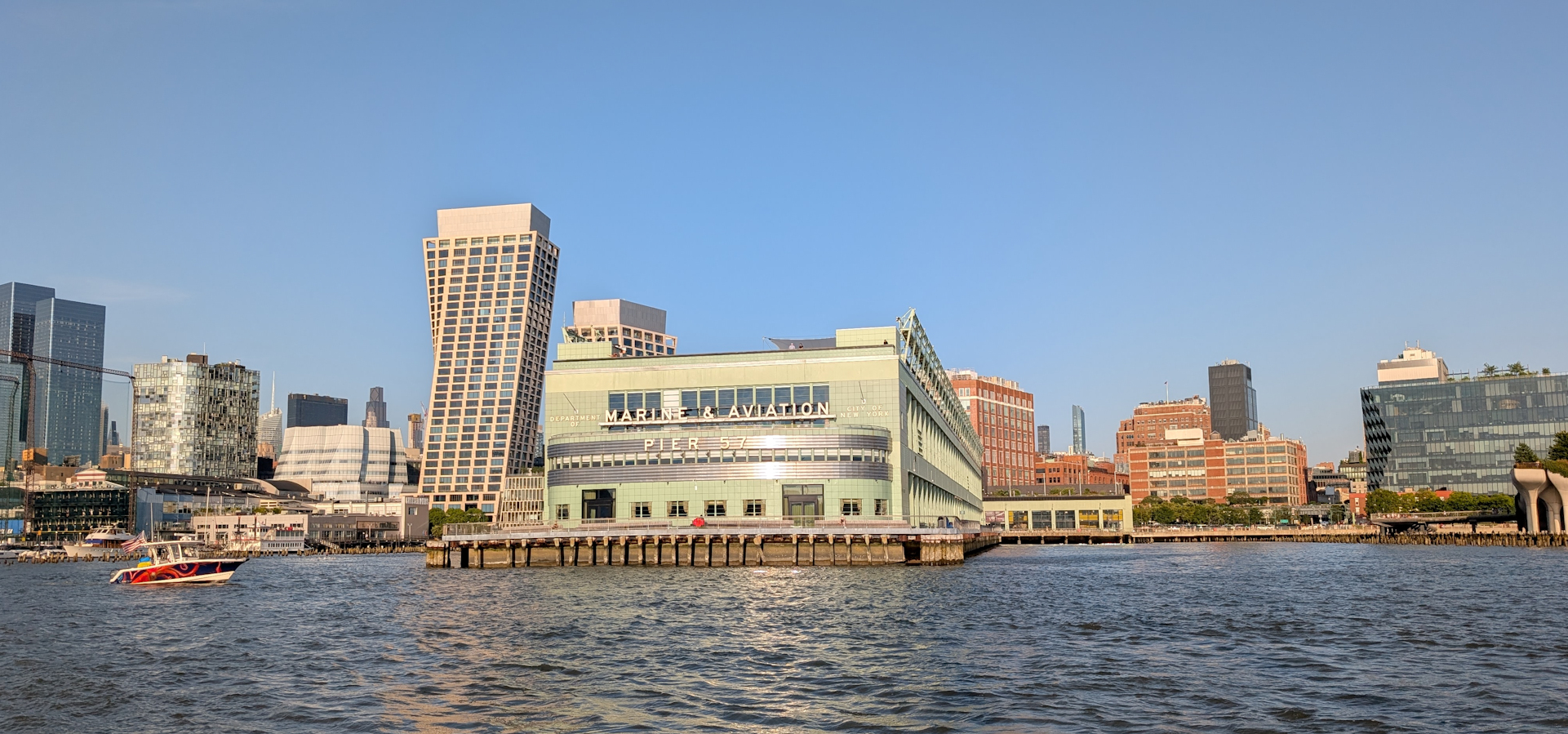 Pier 57 Viewed from Hudson River