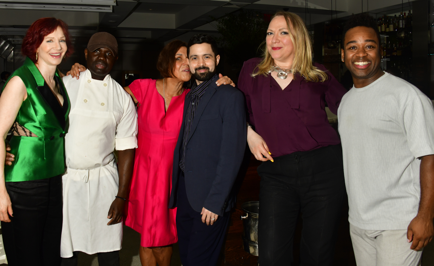 The gang at Cafeteria