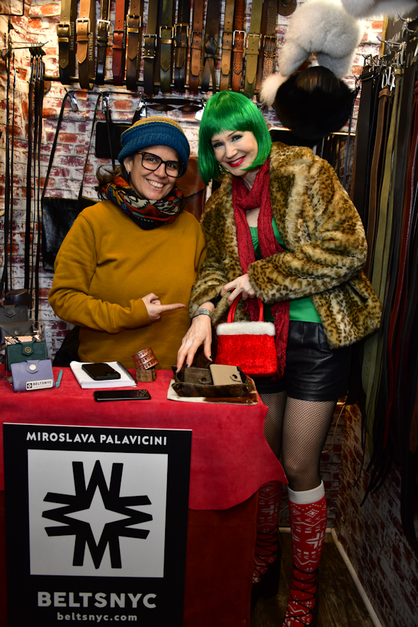 2.Karen Rempel wearing a sparkly cuff by Belts NYC artisan Paulina Diaz