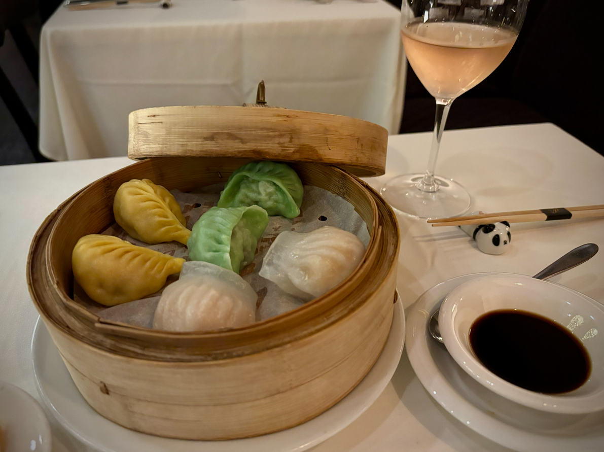 Philippe Chow's dumpling sampler