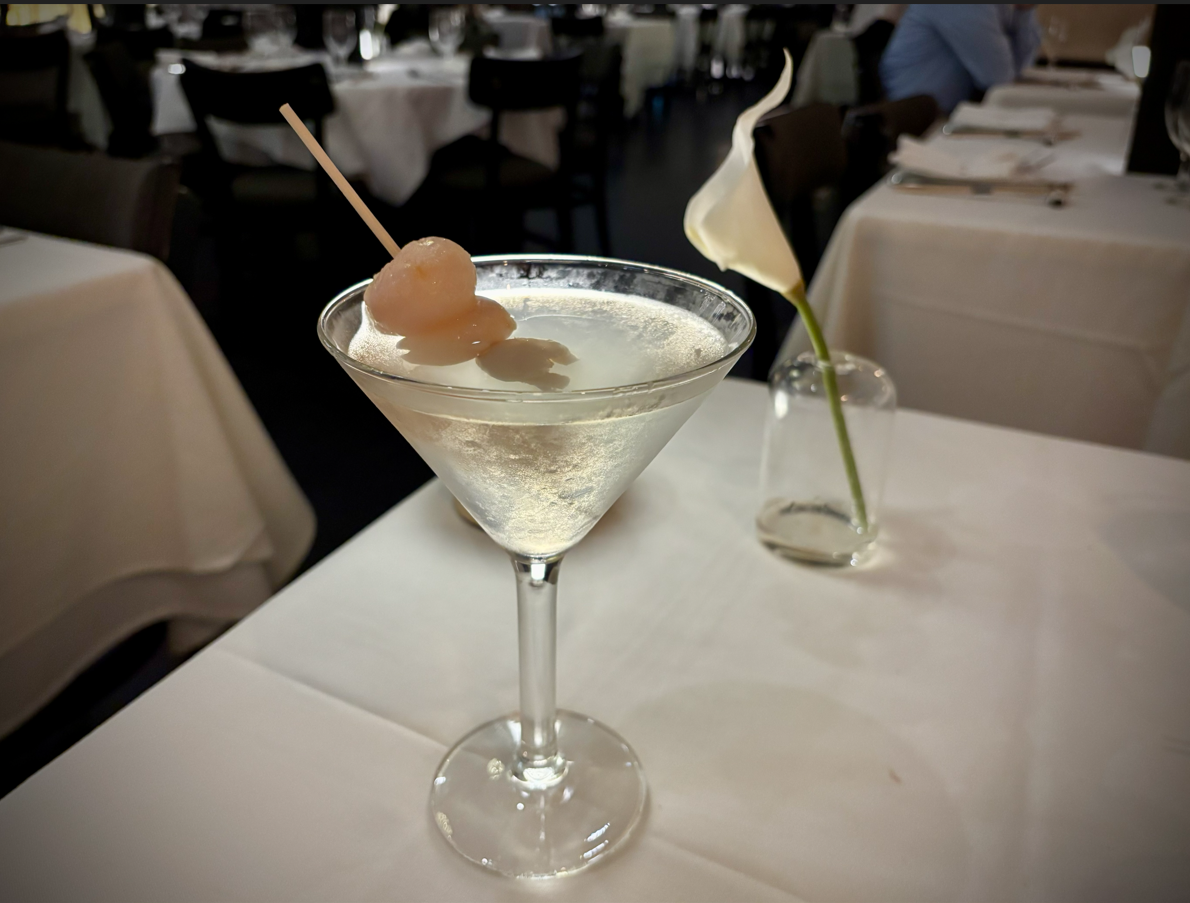 Philippe Chow's lychee martini