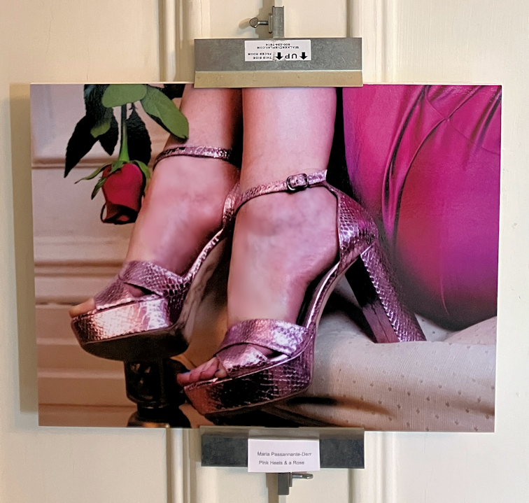 Photograph of Karen Rempel by Maria Passannante-Derr - Pink Heels & a Rose