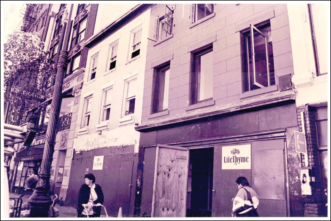 LifeThyme Natural Market under construction at 408 and 410 6th Ave. in 1995
